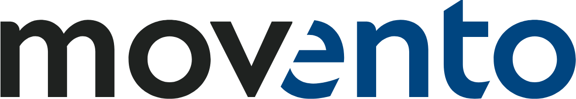 Logotipo corporativo de Movento Renting, empresa especializada en soluciones de renting de vehículos en España