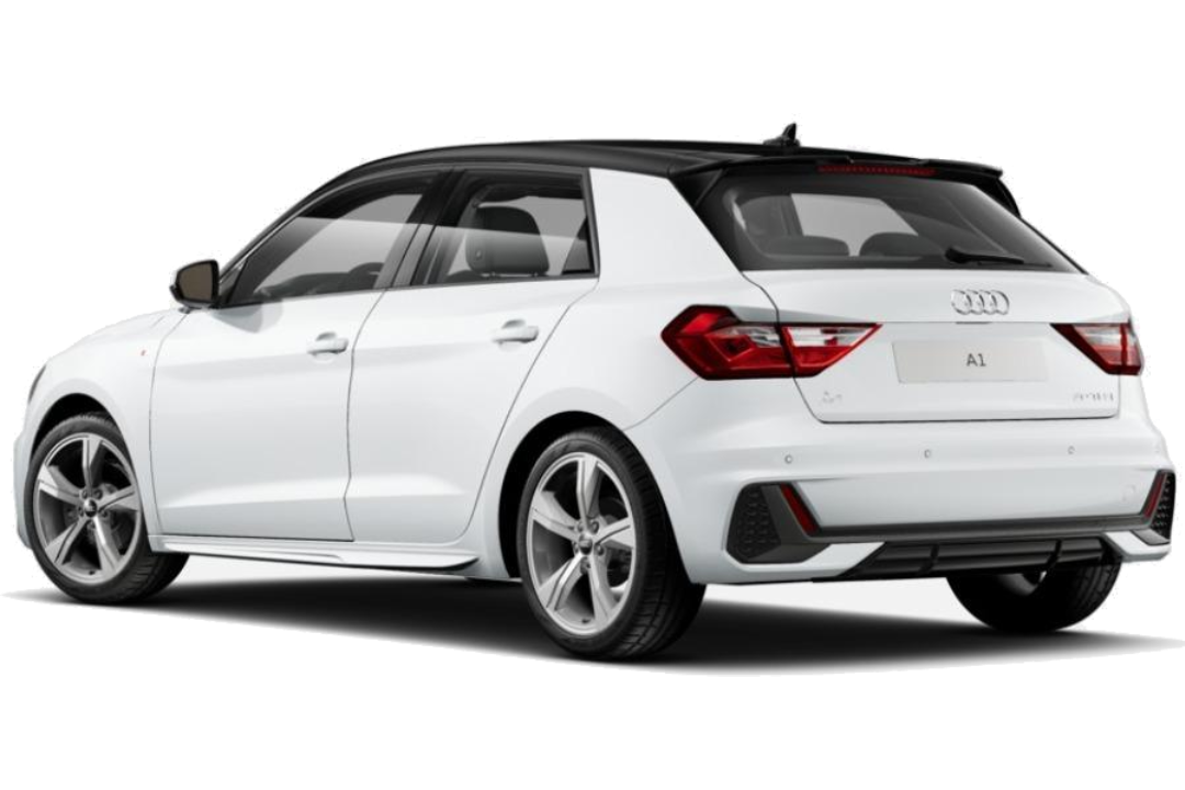 AUDI A1 116CV BLANCO techo negro trasera (1).