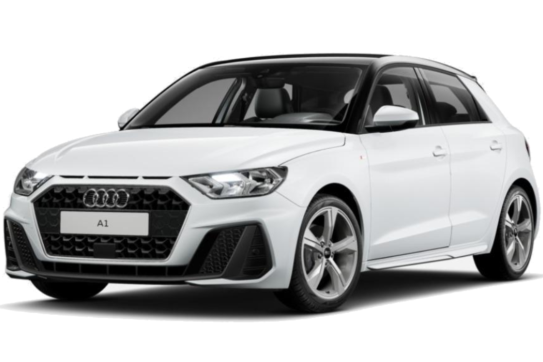 AUDI A1 116CV BLANCO techo negro.